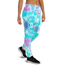 Blue Tie-Dye Women's Joggers
