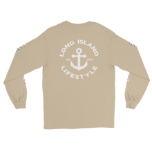 long island lifestyle long sleeve tee front and back
