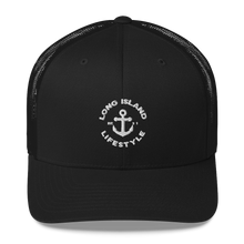 Long Island lifestyle black snap back