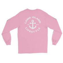 long island lifestyle long sleeve tee front and back