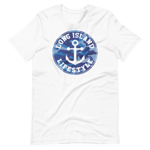 BLUE CAMO LONGISLAND LIFESTYLE TEE