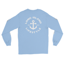 long island lifestyle long sleeve tee front and back