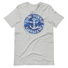 BLUE CAMO LONGISLAND LIFESTYLE TEE