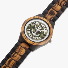 Contrast Wooden Watch
