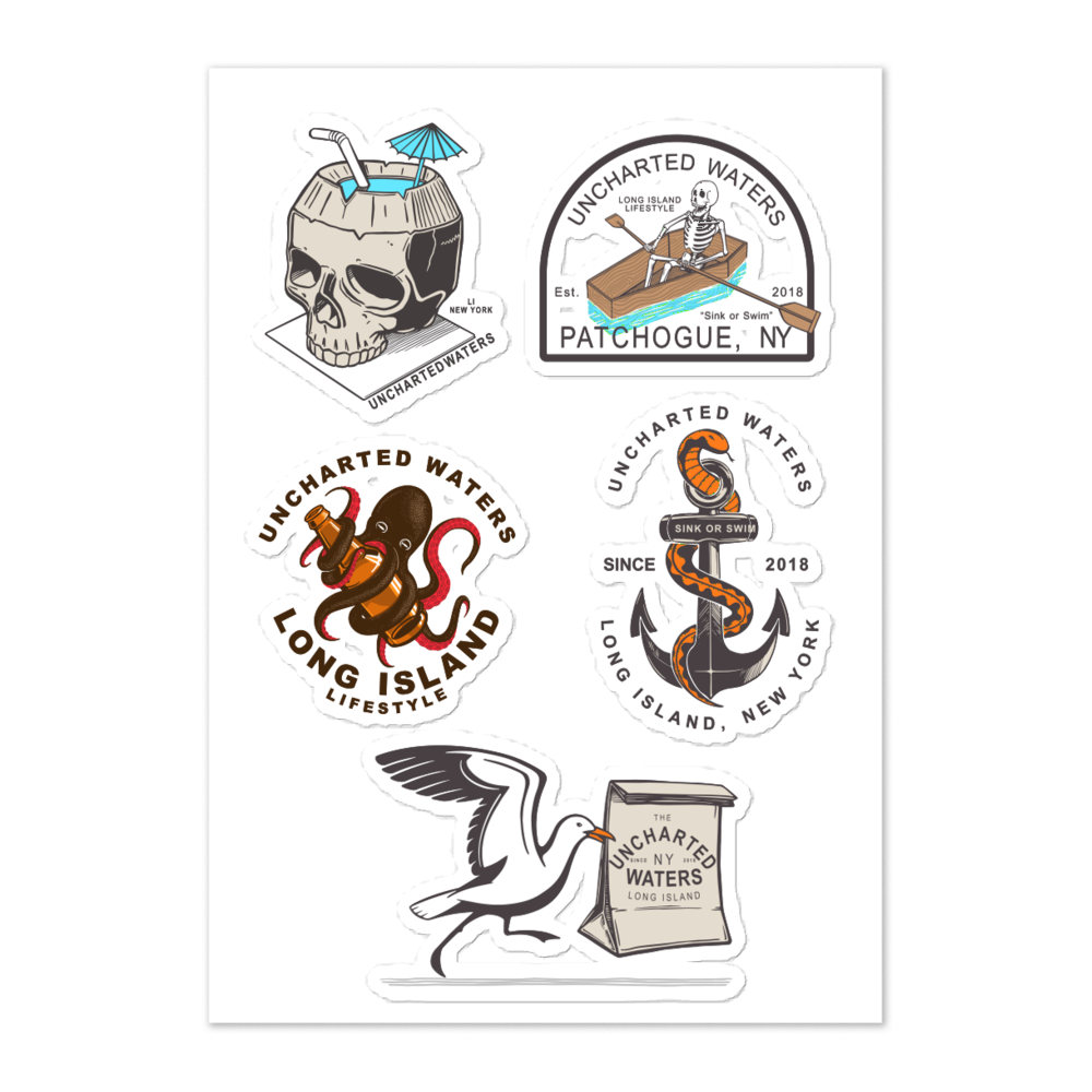 UNCHARTED WATERS Sticker sheet