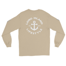 long island lifestyle long sleeve tee front and back 