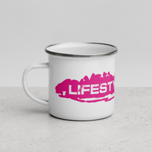 Pink Lifestyle Enamel Mug 