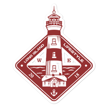 Montauk Lighthouse Bubble-free stickers
