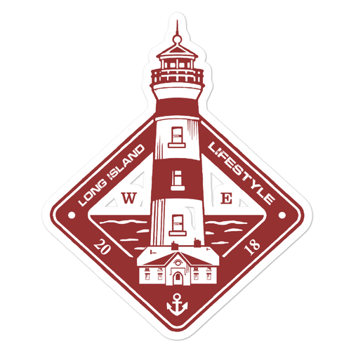 Montauk Lighthouse Bubble-free stickers