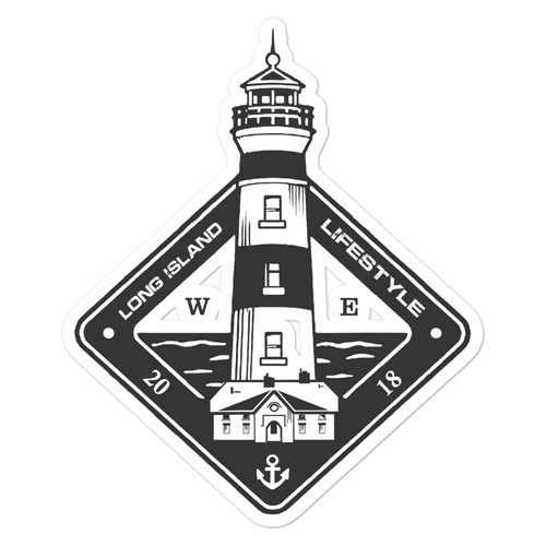 Montauk Lighthouse Bubble-free stickers