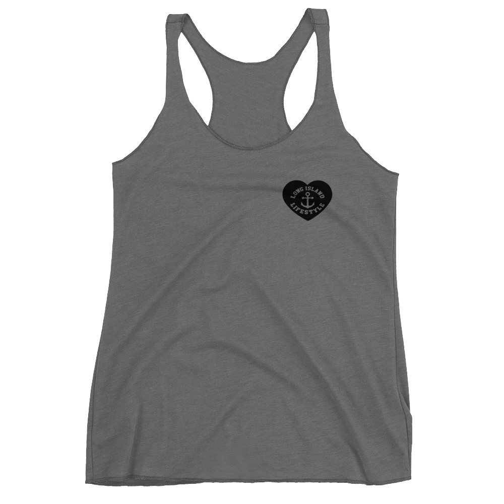 Life Style Heart Racerback Tank