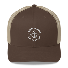 Long Island lifestyle brown snap back 